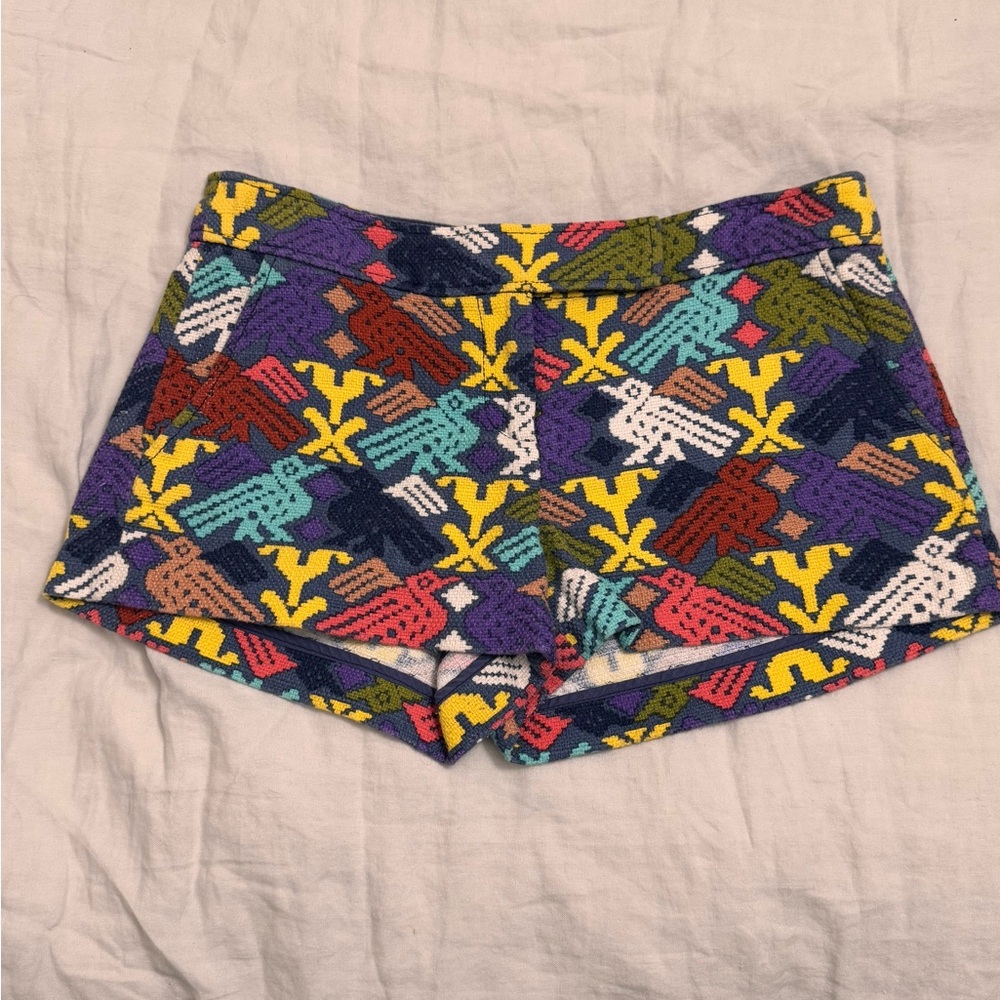 Tibi Ikat Woven Shorts - size 4